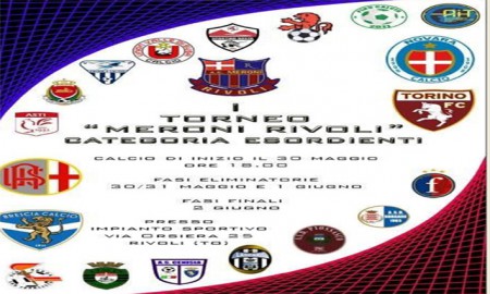 Locandina Prima Edizione Torneo "Meroni Rivoli" Categoria Esordienti